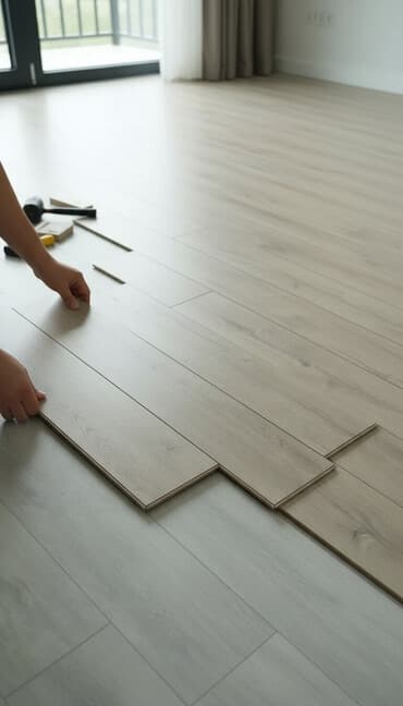 parket qiymetleri 2023: Açıq palıd tonlarında dekorativ laminat döşəmə taxtaları - Rəng və — 1