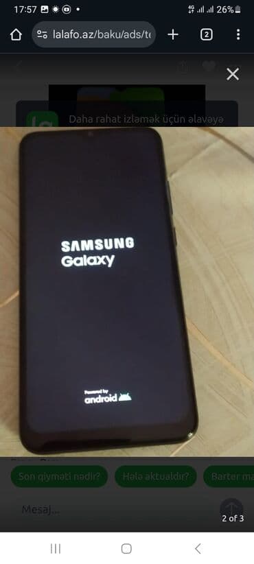 işlənmiş notbuklar: Samsung Galaxy A03, 64 ГБ, Отпечаток пальца — 2
