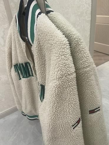 Верхняя одежда: Tommy Jeans kişi/junior sherpa bomber gödəkçəsi - Material: yumşaq — 3