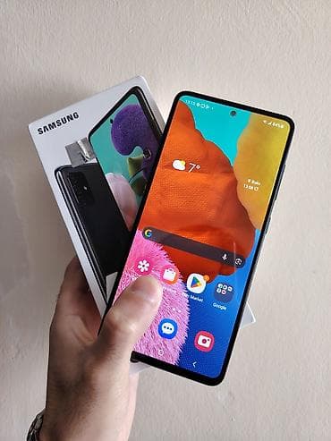 apple xr ağ: Samsung Galaxy A51, 64 GB, rəng - Boz, Barmaq izi, İki sim kartlı, Face ID — 1