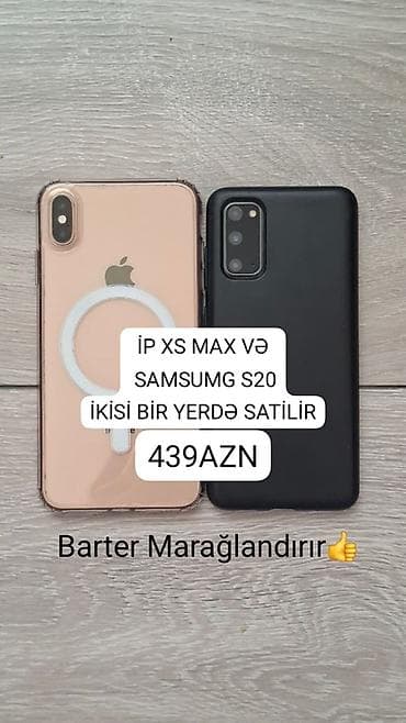 en ucuz ayfonlar: İki telefon bir yerdə satılır – iPhone XS Max və Samsung Galaxy S20 — 1