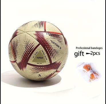 Futbol topu – “AL RIHLA” dizaynı - Rəng: qızılı fon üzərində — 3