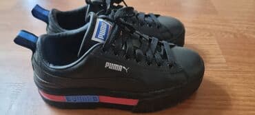 женские кроссовки в сетку: Puma, Размер: 37, цвет - Черный, Новый — 1