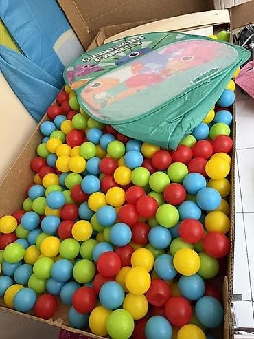 çadır ev: 500 e yaxin topdur Uşaq üçün “Dinosaur Family” top hovuzu və çadır — 2