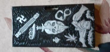 Maskalar, eynəklər: Taxta nərd dəsti - Qara rəngli, qatlanan taxta lövhə - İç tərəfdə — 6