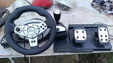 Media-Tech sükan və pedallar dəsti - Tam dəst: sükan, qol(qear)