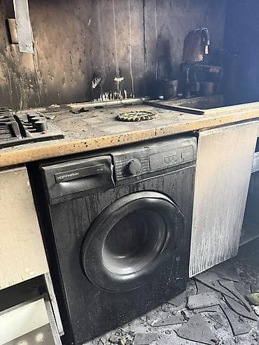 Мебельные услуги: Hoffmann önyükləmə paltaryuyan maşın ev yanib,paltaryuyan yeni — 1