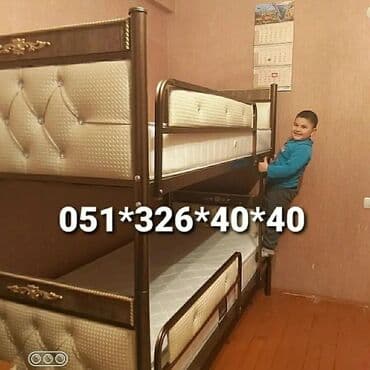 tek çarpayı: Oğlan və qız üçün, Yeni, Çarpayı, Matras ilə, Siyirməsiz — 20