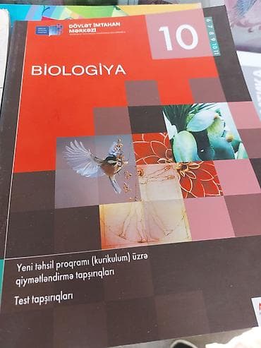 “Biologiya 10” – test toplusu (DİM), “Abituriyent” jurnalı seriyası