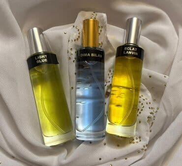 Vitaminlər və BAƏ: Məhsul: müxtəlif ətir nümunələri (sprey flakonlarda) Tərkib və adlar — 8