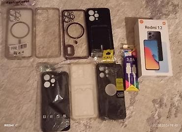 samsuq a 10: Xiaomi 12, 256 GB, rəng - Gümüşü, 
 Sensor, Barmaq izi, Simsiz şarj — 5