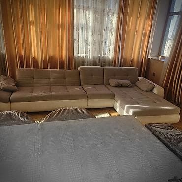 Mebel: Künc divan, İşlənmiş, Açılan, Bazalı, Çatdırılma yoxdur — 1