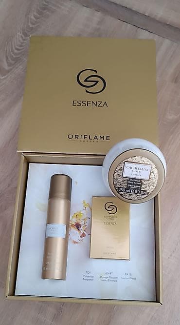 parfum vitrine: Dest " Giordani Gold Essenza " Oriflame. Parfüm, beden kremi — 1
