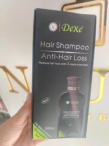 hamam seti: Dexe Hair Shampoo Anti-Hair Loss – saç tökülməsinə qarşı şampun - — 3