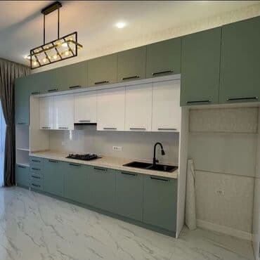 ucuz kuxna mebelleri islenmis: Sifarişlə mətbəx dəsti, Özü çəkən petlələr, DSP, Kredit yoxdur, Ödənişli çatdırılma — 7