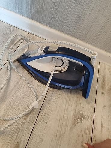 redmi 14 t pro: İki ütü paketi 1) Tefal TurboPro Anti-Calc buxarlı ütü - Rəng: göy/ağ — 2
