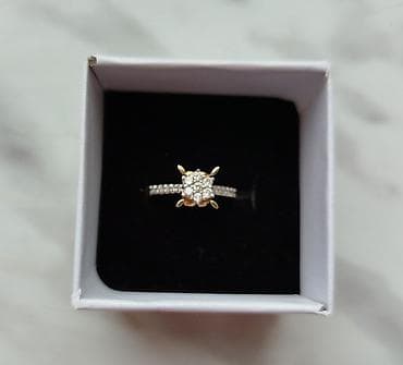 tac: Nişan, Üzük, Sarı qızıl, Brilyant — 5