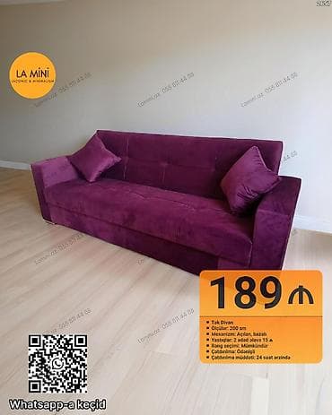 divan sumqayit: Divan, Açılan, Bazalı, Parça, Ödənişli çatdırılma — 1