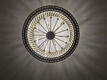 gece lampası: Çılçıraq, 10 və daha çox lampa, Xrustal — 8