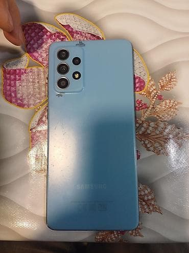 iphone 5 es: Samsung Galaxy A52, rəng - Mavi, Barmaq izi — 2