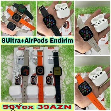 ct8 max smart watch: Yeni, Smart saat, Apple — 1