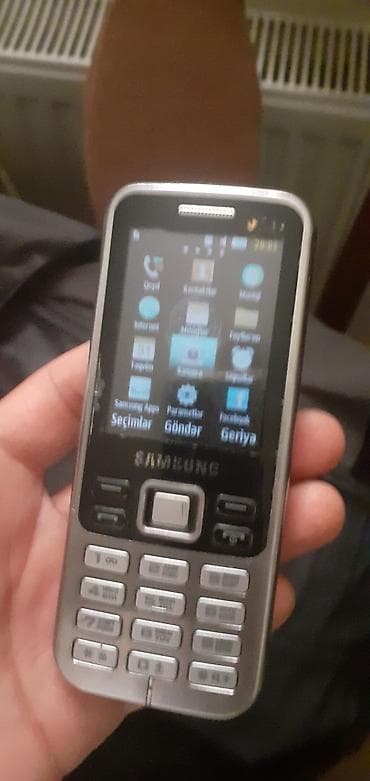 samsung printer: Samsung C5212 Duos, < 2 GB Memory Capacity, rəng - Gümüşü, Zəmanət, Düyməli, İki sim kartlı — 5