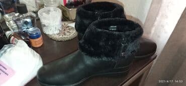 iş botinkaları: Geox, Ölçü: 39, rəng - Qara, Yeni — 2