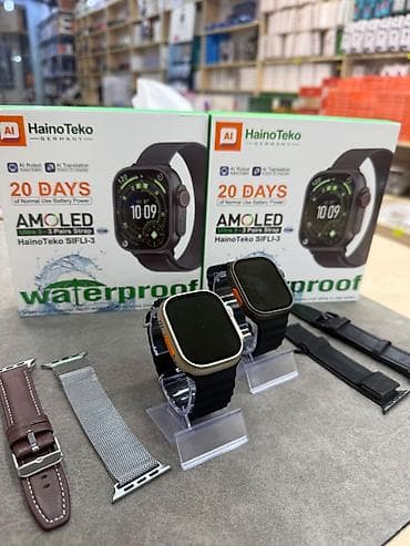 smat: HainoTeko SIFLJ-3 ağıllı saat - AMOLED ekran - Suya davamlı — 1