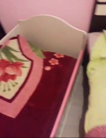 детские кроватки дордой: Для девочки и мальчика, Б/у, Колыбель, Без матраса — 3