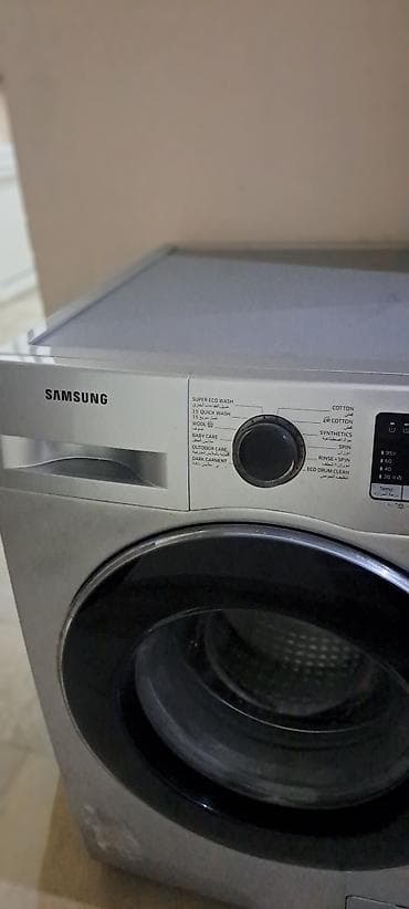 Elektronika: Samsung EcoBubble paltaryuyan maşın – 8 kq - Ön yükləməli, gümüşü — 2