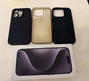 uz qrxan: IPhone 15 Pro, 256 GB, Black Titanium — 6