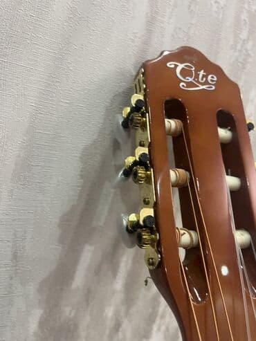 akustik gitara simi: Klassik/akustik gitara – cutaway (yuxarı deşikli) korpuslu model — 6