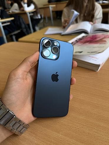huawei gt 3 pro: IPhone 15 Pro Max, 256 GB, Blue Titanium, Sənədlərlə — 1