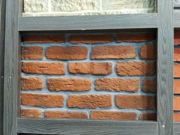 apşifka taxta: Dekorativ kərpic panelləri - Material: dekorativ kərpic teksturalı — 1