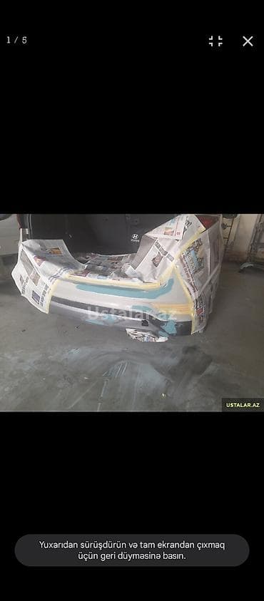 gence yuk dasima: Malyar afdo, maşının malyar işi görülməsi, Bufer yamanması və. s — 10