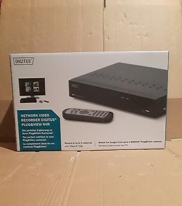 Təzə NVR satılır.Digitus brendi Almaniya. 4ch. 720p. 25fps.Onvif. Poe
