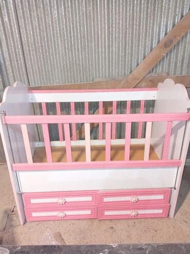 Qız üçün, Dördbucaq, Beşik, Dəstsiz, Matrassız, Yellənmə mexanizmsiz — 2