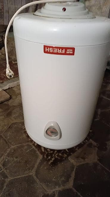 su şlanqi: Fresh markalı elektrik su qızdırıcısı (boiler) - Silindrik, ağ gövdə — 1