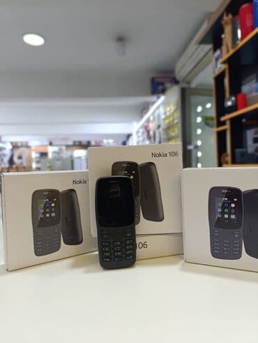nokia modem: Nokia 106, 4 GB, rəng - Qara, Düyməli — 2