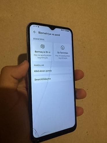 macbook air m4 ikinci el: Honor X6, 64 GB, rəng - Boz, Barmaq izi, Face ID — 3