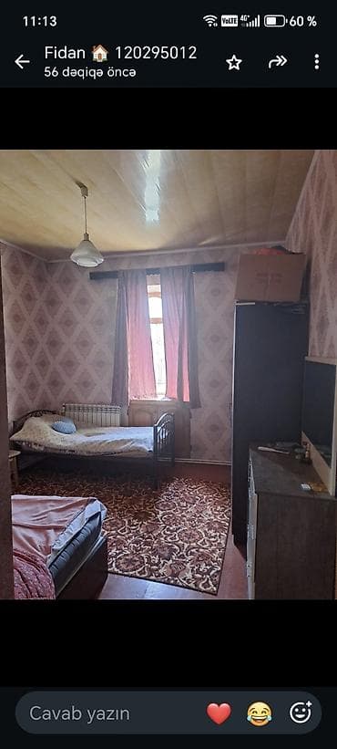 bine sovxoz evler: 3 otaqlı ev – mebel və məişət texnikası ilə - Geniş qonaq otağı — 1