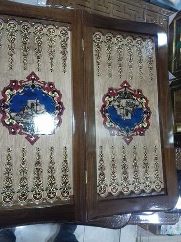 Nərd Nerd Şahmat Təsbeh Nerd taxt Qoz ağacından hazırlanmış