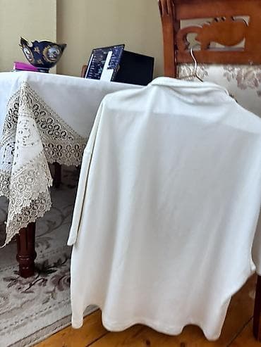 dini paltarlar: Svitşot, Zara, M, rəng - Ağ — 1