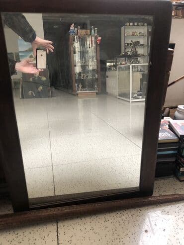 ванное зеркало: Винтажное зеркало — 2