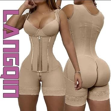 женские кружевные маски: Tam bədən korsetiQadın bədənformalaşdırıcı kombinezon – bel incəldici — 2