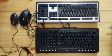 klaviatura hp: 2 ədəd personal kompyuter ucun klaviatura (2si de genius — 1