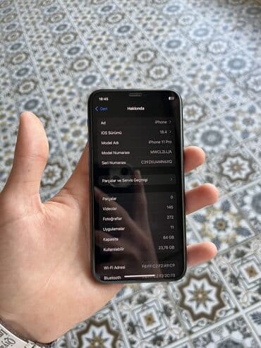 islenmis ventilator: IPhone 11 Pro, 64 ГБ, Matte Midnight Green, Face ID — 10