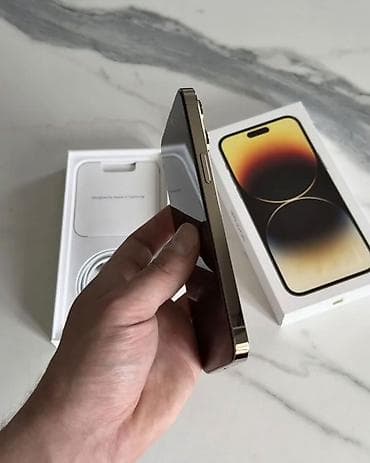 iphone 12 pro maxs: IPhone 14 Pro Max, 128 GB, Qızılı — 6