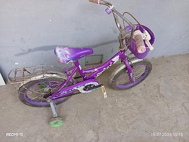 velo disk: Uşaq velosipedi – SALUTE, bənövşəyi rəngdə - Təkər ölçüsü: 16" - — 1