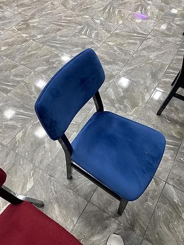 ev stulları: Mətbəx üçün, Qatlanmayan, rəng - Bordo Stul — 3